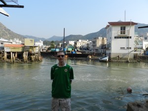 Touring Tai O fishing village in Hong Kong